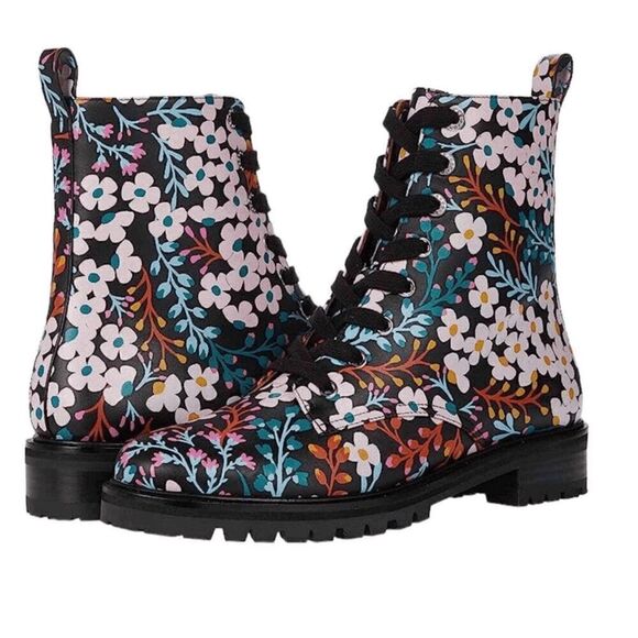 Kate Spade Women's Jemma New‎ York Floral Rain Boots Multicolor Size 5.5B - Picture 1 of 10